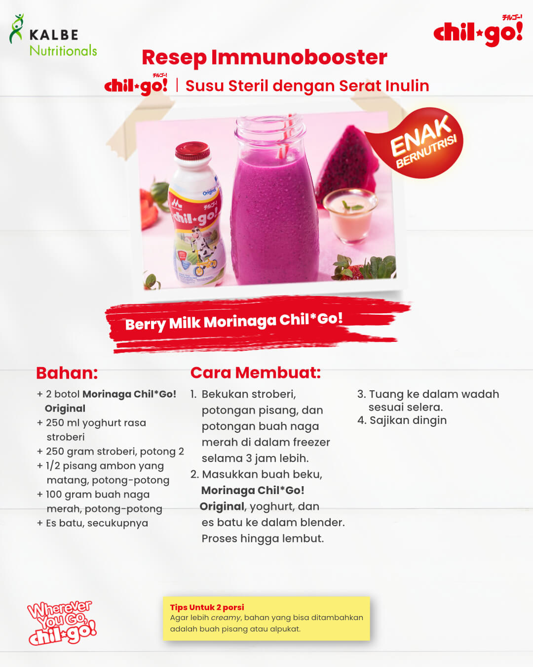 Berry Milk Morinaga ChilGo!