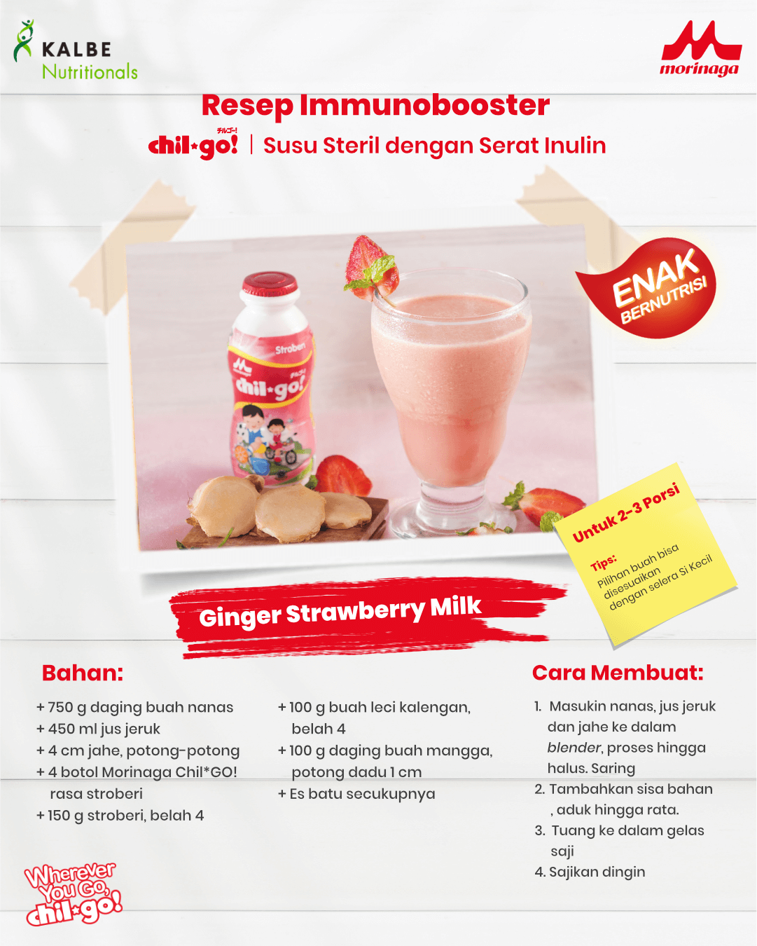 Ginger Strawberry Milk (1)